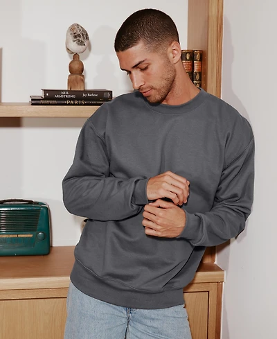 Hanes Ultimate Men's Heavyweight Fleece Crewneck Sweatshirt