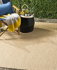 Safavieh Courtyard CY8653 Natural and Cream 8' x 11' Sisal Weave Outdoor Area Rug