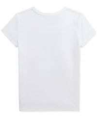 Polo Ralph Lauren Big Girls Bear Cotton Jersey Tee