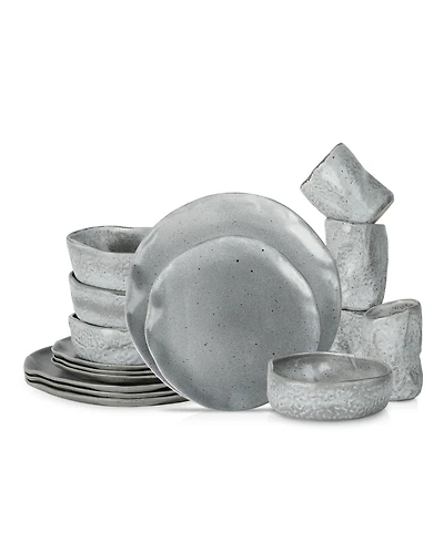 Stone by Mercer Project Atik 16 Pc. Dinnerware Set, Service for 4
