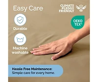 Cgk Unlimited Extra Deep Pocket 18 - 24 Inch Microfiber Fitted Sheet California King