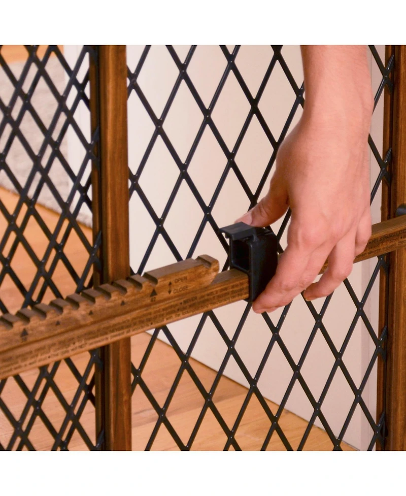 Evenflo Position Lock Adjustable Wood Baby Gate