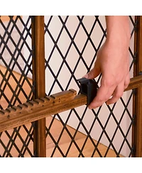 Evenflo Position Lock Adjustable Wood Baby Gate