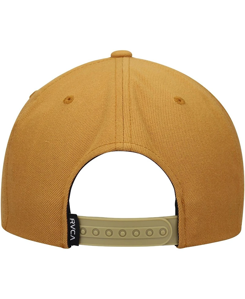 Rvca Men's Gold Va Patch Snapback Hat