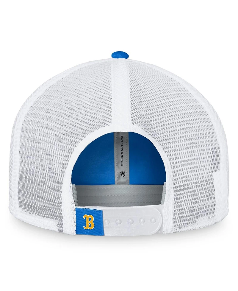 Women's Top of the World Blue/White Ucla Bruins Charm Trucker Adjustable Hat