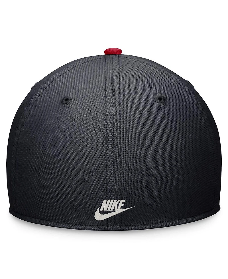 Nike Men's Navy/Red California Angels Cooperstown Collection Rewind Swooshflex Performance Hat