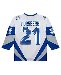 Mitchell Ness Men's Peter Forsberg White 1999 Nhl All-Star Game Blue Line Player Jersey