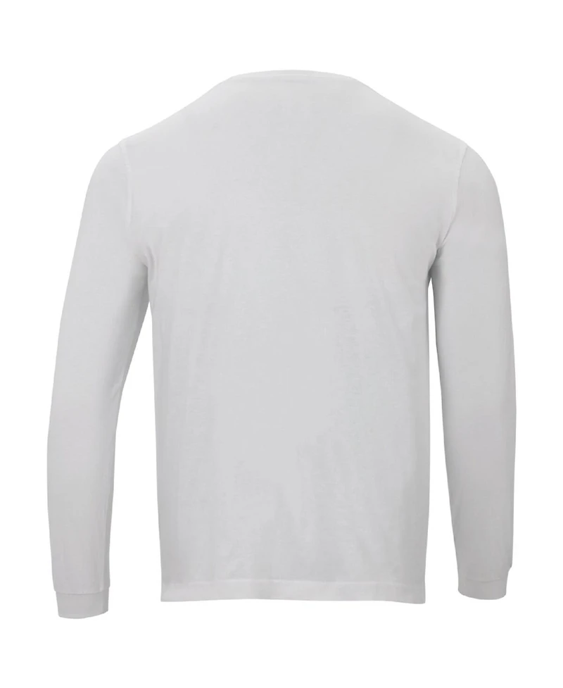 Ahead Men's White The Players Island Green Berkley Long Sleeve T-Shirt