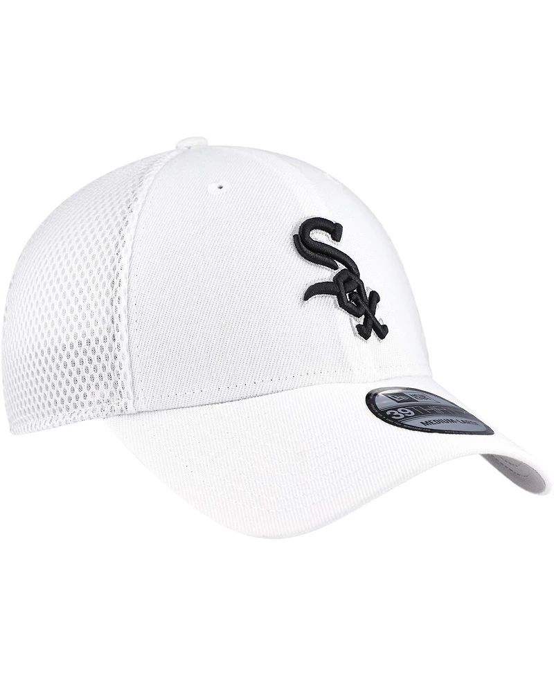 New Era Men's White Chicago Sox Neo 39Thirty Flex Hat