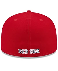 New Era Men's Navy/Red Boston Red Sox Gameday Sideswipe 59Fifty Fitted Hat