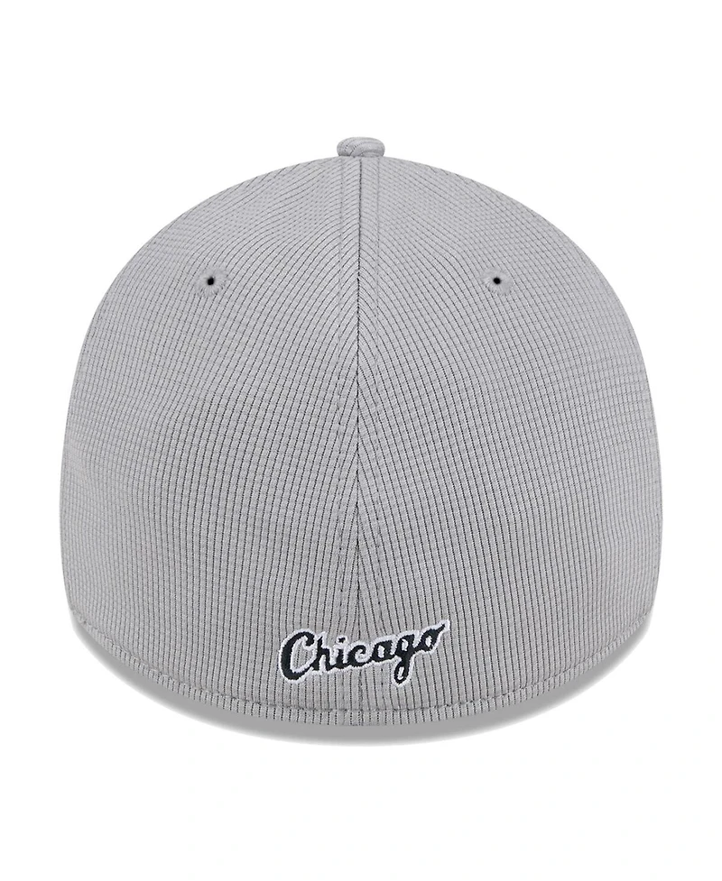 New Era Men's Gray Chicago White Sox Active Pivot 39Thirty Flex Hat