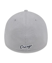 New Era Men's Gray Chicago White Sox Active Pivot 39Thirty Flex Hat