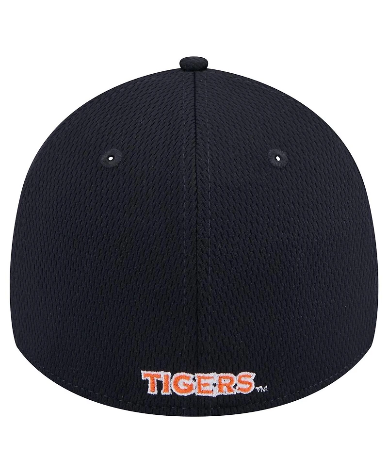 New Era Men's Navy Auburn Tigers Active Slash Sides 39Thirty Flex Hat