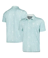 Puma Men's Mint Wm Phoenix Open Cloudspun Vintage-like Polo