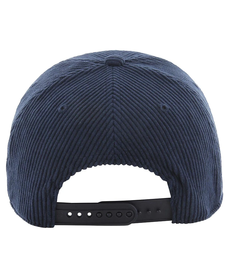 47 Brand Men's Navy Boston Red Sox Wax Pack Collection Corduroy Clean Up Adjustable Hat