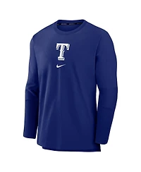 Nike Men's Royal Texas Rangers Authentic Collection Player Performance Pullover Sweatshirt
