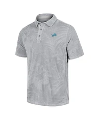 Tommy Bahama Men's Gray Detroit Lions Sport Santiago Paradise Polo