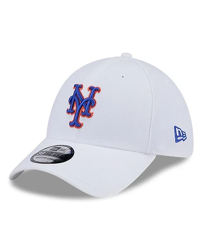 New Era Men's White York Mets Evergreen 39Thirty Flex Hat