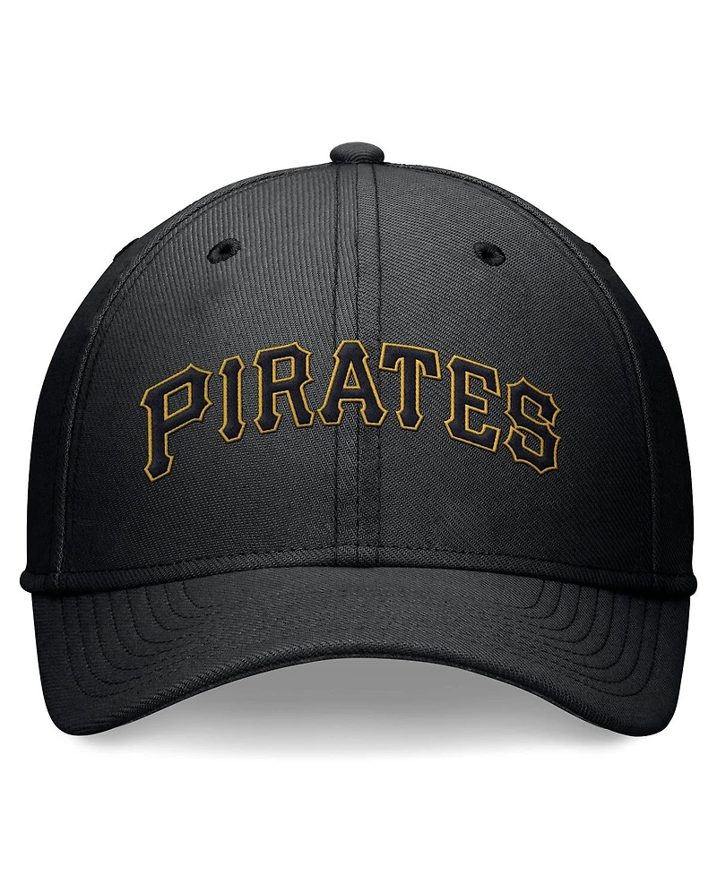 Nike Men's Black Pittsburgh Pirates Evergreen Performance Flex Hat