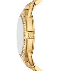 Tory Burch Women's Miller Gold-Tone Stainless Steel Bracelet Watch 34mm