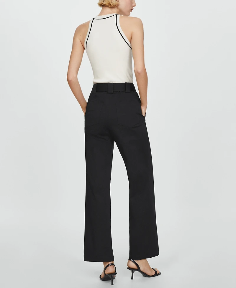 Mango Women's Pleated Suit Pants
