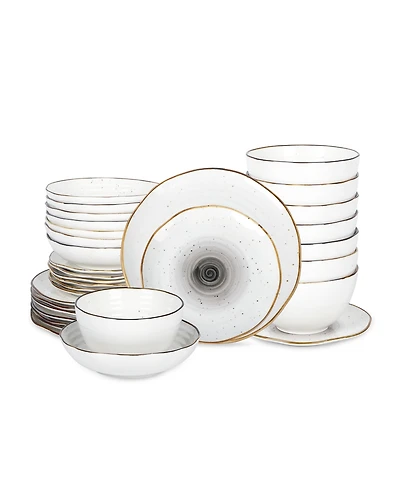 Christian Siriano Luma 32 Pc. Dinnerware Set, Service for 8