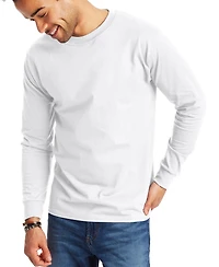 Hanes Beefy-t Unisex Long-Sleeve T-Shirt, 2-Pack