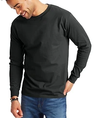 Hanes Beefy-t Unisex Long-Sleeve T-Shirt, 2-Pack