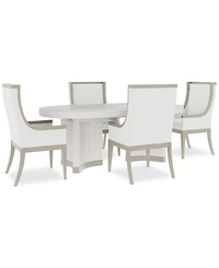 Warlington 5 Pc. Dining Set (Table & 4 Host Chairs)