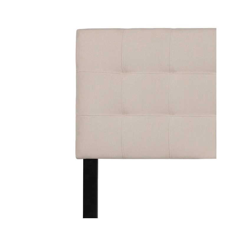 Quilted Tufted King Upholstered Headboard