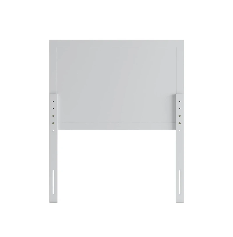 Merrick Lane Grady Twin Raised Panel Wooden Adjustable Headboard Only