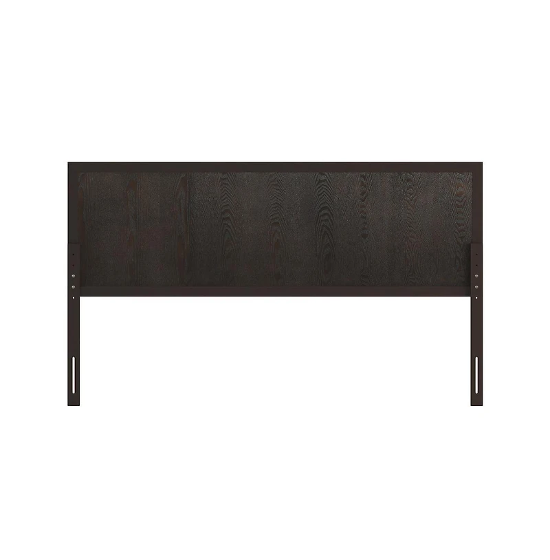 Merrick Lane Grady King Raised Panel Wooden Adjustable Headboard Only
