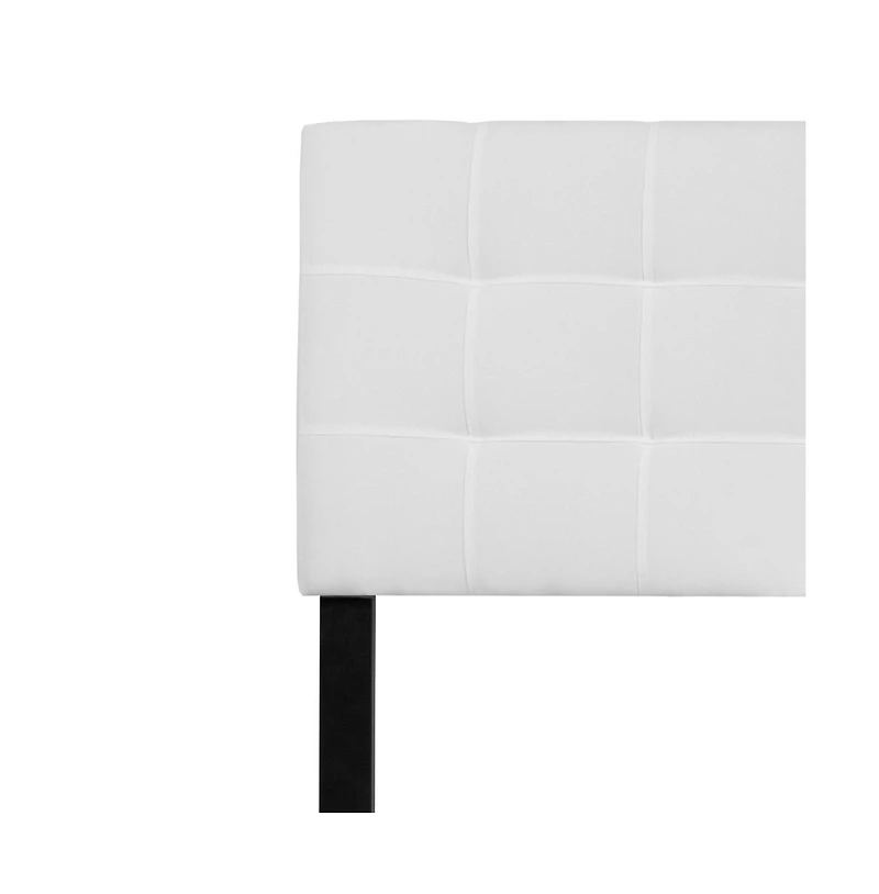 Quilted Tufted King Upholstered Headboard