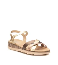 Women's Low Wedge Strappy Sandals By Xti