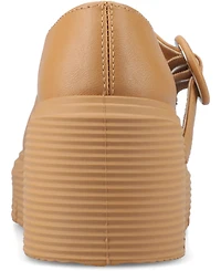 Journee Collection Women's Zarynn Mary Jane Treaded Outsole Platform Pumps