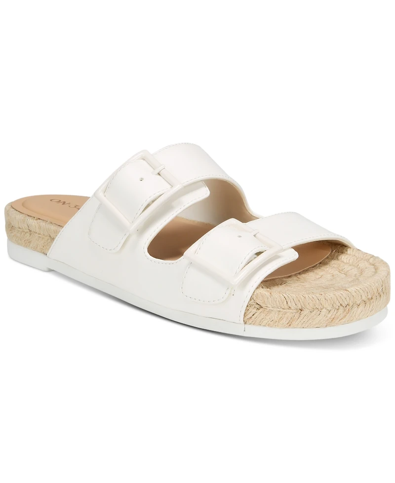 On 34th Women's Milaa Buckled Footbed Sandals, Created for Macy's