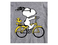 Hybrid Apparel Peanuts Bike Mens Short Sleeve Tee