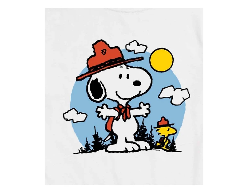 Hybrid Apparel Peanuts Nature Mens Short Sleeve Tee