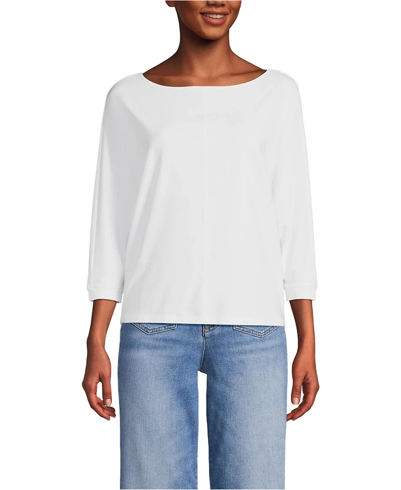 Lands' End Women's Lightweight Jersey Top