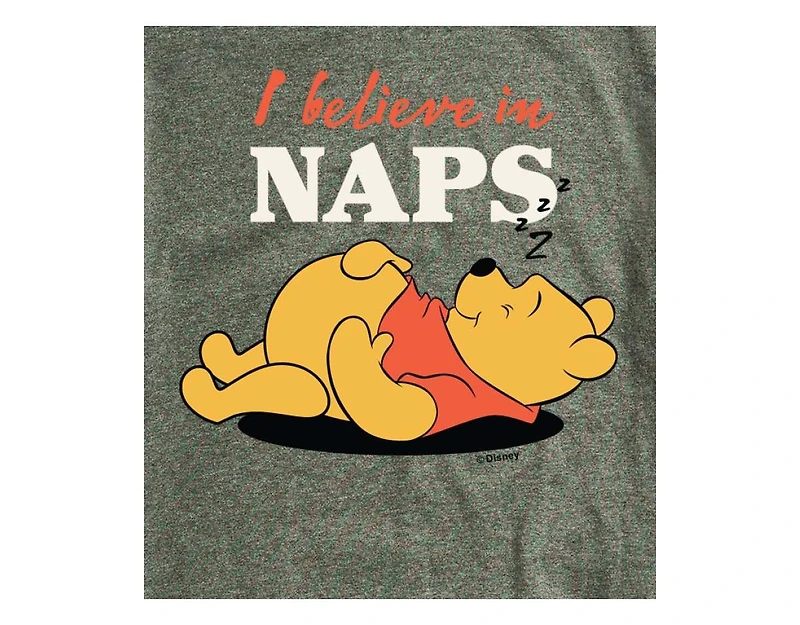 Hybrid Apparel Men's Winnie the Pooh Naps Short Sleeve T-Shirt