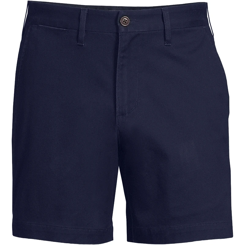 Lands' End Men's 6" Traditional Fit Comfort Waist Stretch Knockabout Chino Shorts