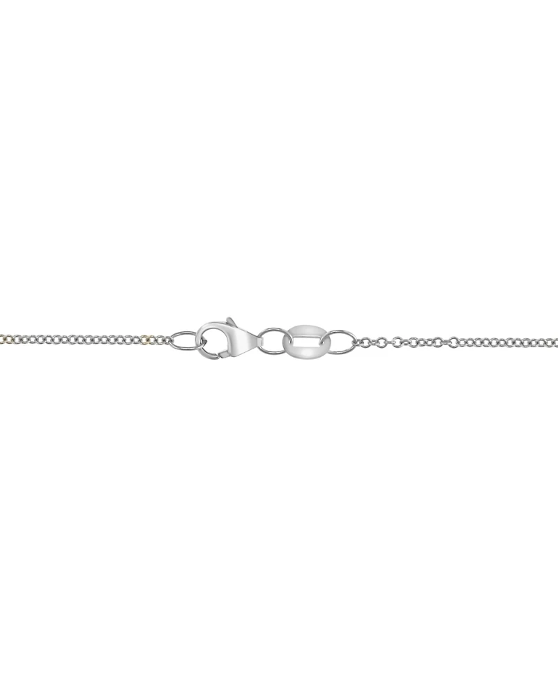 Effy Sapphire (1/6 ct. t.w.) & Diamond (1/10 ct. t.w.) Star of David 18" Pendant Necklace in 14k White Gold