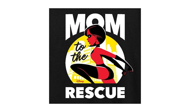 Hybrid Apparel Women's Trendy Plus The Incredibles Super Mom Graphic T-Shirt