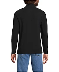 Lands' End Men's Long Sleeve Quarter Zip Sweaters