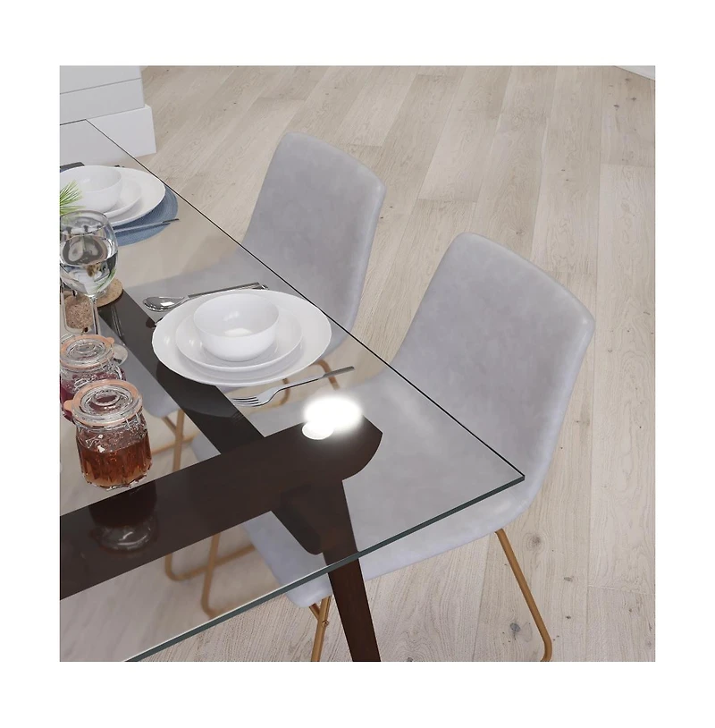 Carrollton 18 Inch Bucket Seat Dining Chairs, Set Of 2