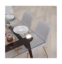 Carrollton 18 Inch Bucket Seat Dining Chairs, Set Of 2