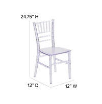 Child S All Occasion Resin Chiavari Chair For Home Or Based Rental Business