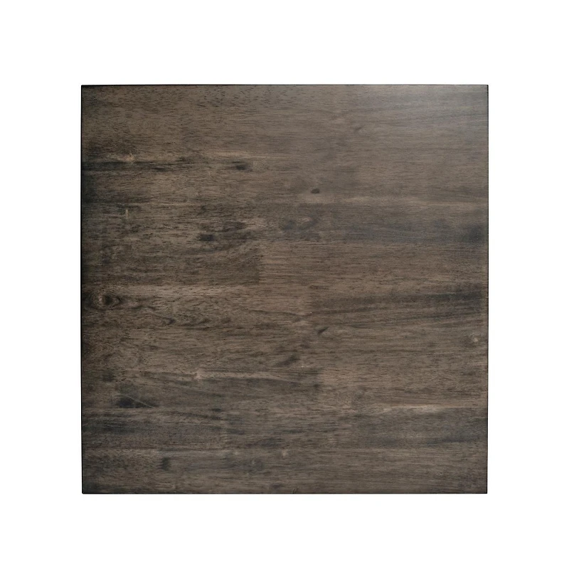Matty Rustic End Table, Farmhouse Style Solid Wood Accent Table