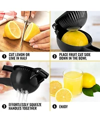Premium Quality Metal Lemon Squeezer, Citrus Juicer, Manual Press