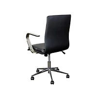 Merrick Lane Artemis Mid-Back Home Office Chair With Armrests, Height Adjustable Swivel Seat And Five Star Base